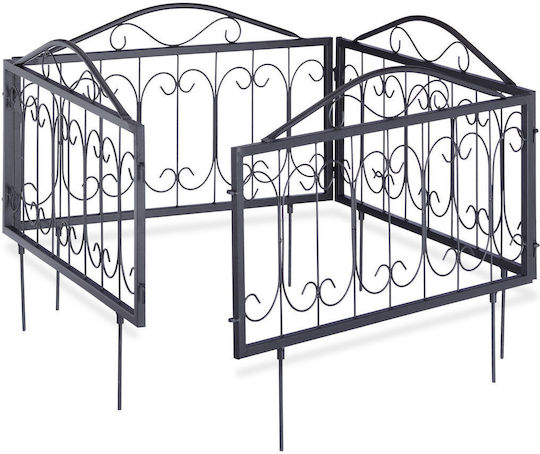 Țepușe Decorative pentru Grădină Metalice 4 Bucăți 47 X 56.5 X 1.5 Negru Țepușe Decorative pentru Grădină Metalice 4 Bucăți 47 X 56.5 X 1.5 Negru