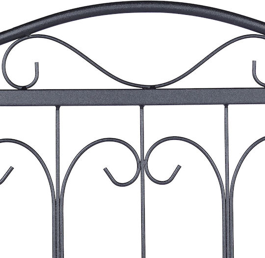 Țepușe Decorative pentru Grădină Metalice 4 Bucăți 47 X 56.5 X 1.5 Negru
