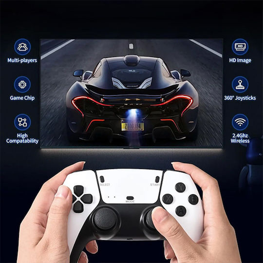 Wireless Controller Gamepad 4k Ultra Hd Game Box Ηλεκτρονική Παιδική Ρετρό Κονσόλα