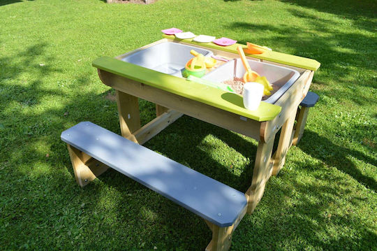 Wendi Toys Tischchen aus Holz Grün