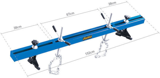 Express 60658 Transverse Hoist with 2 hooks