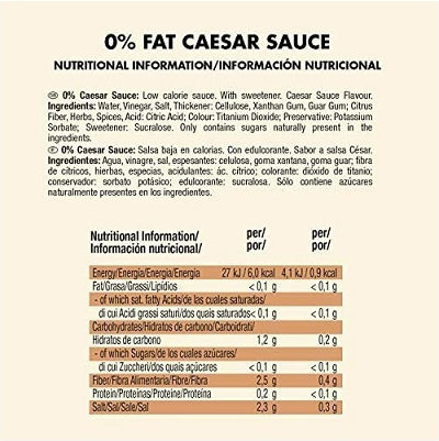 Weider Caesar Sauce 265ml