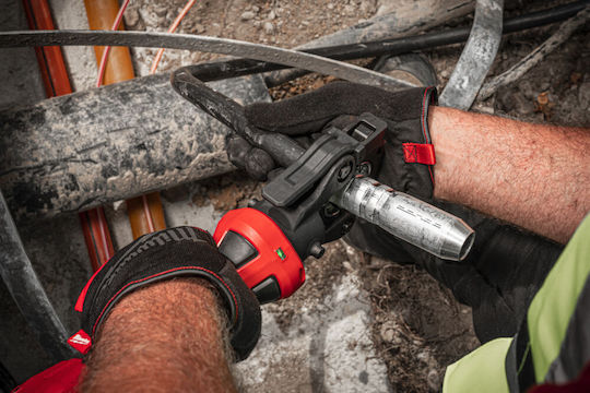 Milwaukee M18 Elektrische Crimpzange Batterie 18V 2x2Ah mit Hülle