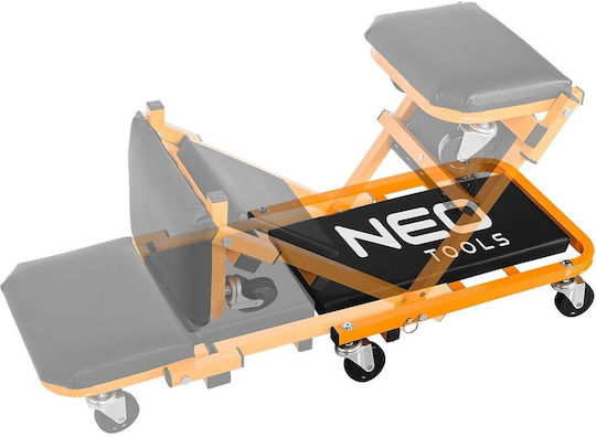 Neo Tools Αναδιπλούμενη Ξαπλώστρα Συνεργείου με Μέγιστο Φορτίο 150kg