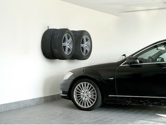 Wall Mount Tire/Rim Supports XL 60kg Max 58cm Φ3.2cm Includes Installation Kit Lampa 2 Pcs