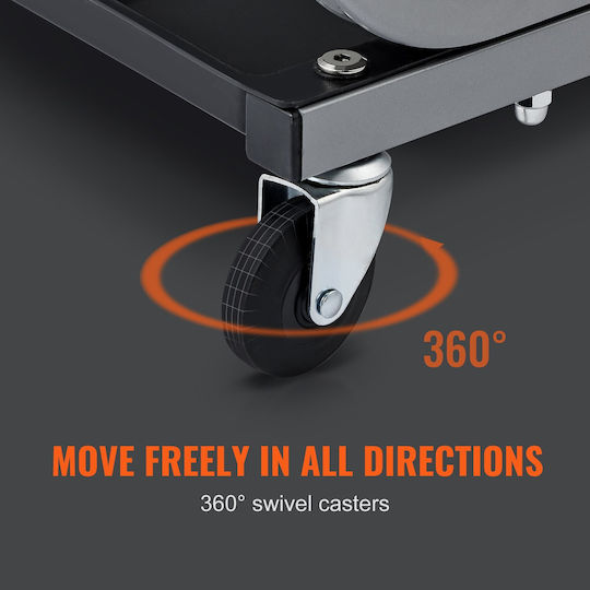 Mobile Car Service Chair 4 Wheels Cushion Size 36×18×4 Cm Max 113 Kg