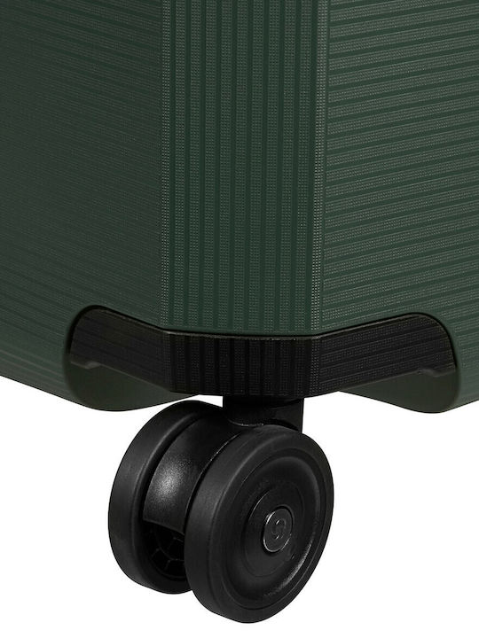 Samsonite MAGNUM Mittlerer Hartschalen-Reisekoffer Forestgrün mit 4 Rädern Höhe 69cm