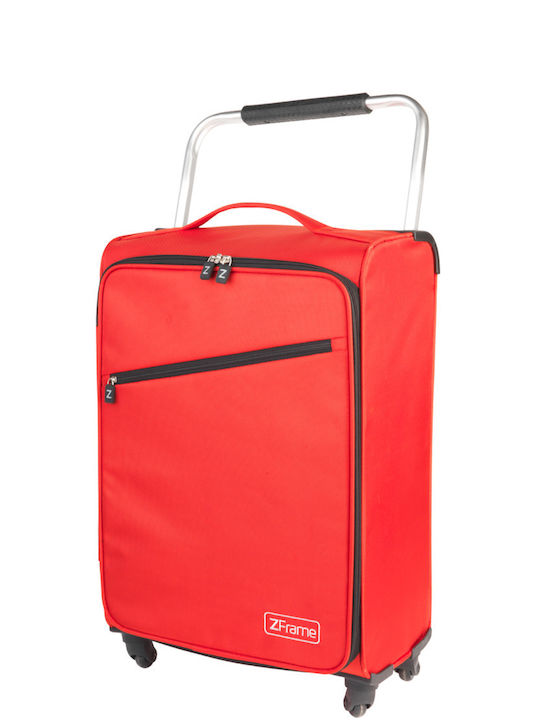 Zframe SHS222837RED Kabinenreisekoffer Weichschalen Rot mit 4 Räder Höhe 55cm