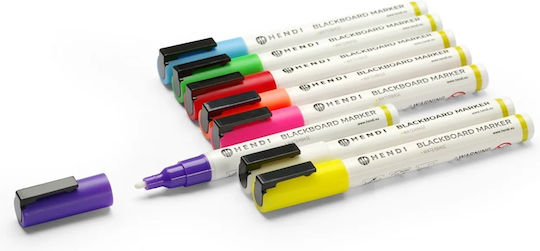 Marker Set Whiteboards 3mm Tip 8 Pieces Hendi 664278