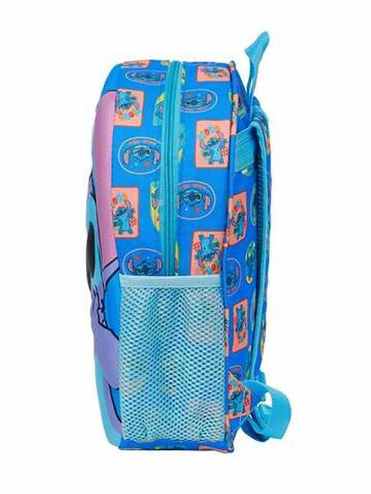 Safta School Bag Backpack Kindergarten Blue with Water Bottle Holder 8.64Liters