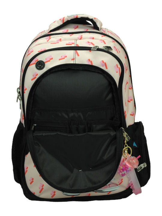 Back Me Up School Bag Backpack Elementary, Elementary Pink with Water Bottle Holder 30Liters