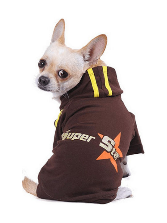 Doggy Dolly Φούτερ Καφέ Κουκούλα W030 X-small Doggy Dolly 8858728513782 Doggy Dolly Φούτερ Καφέ Κουκούλα W030 X-small Doggy Dolly 8858728513782