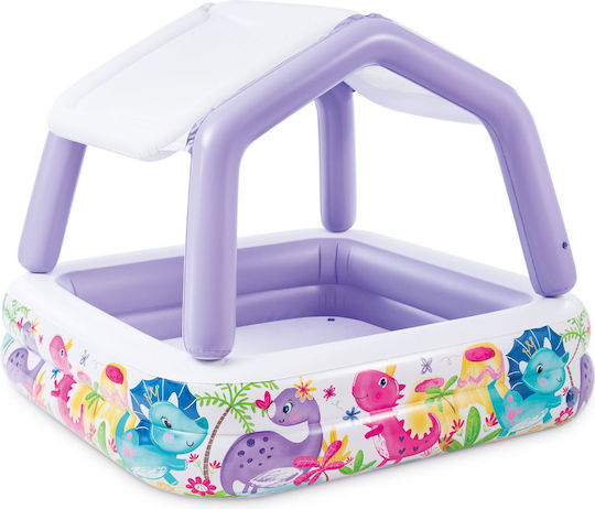 Intex Sun Shade Piscină Pentru Copii Rotundă 295lt Gonflabilă 157x122cm Albastră
