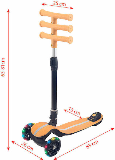 Action One Kinderroller 3-Rad Klappbar Ilusion Leuchtende Räder