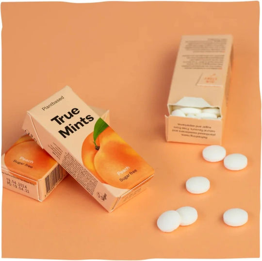 True Mints Peach Παστίλιες Γεύση Ροδάκινο 13g