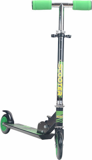 Action One Kids 2-wheel Foldable Scooter Fusion Stripes Green