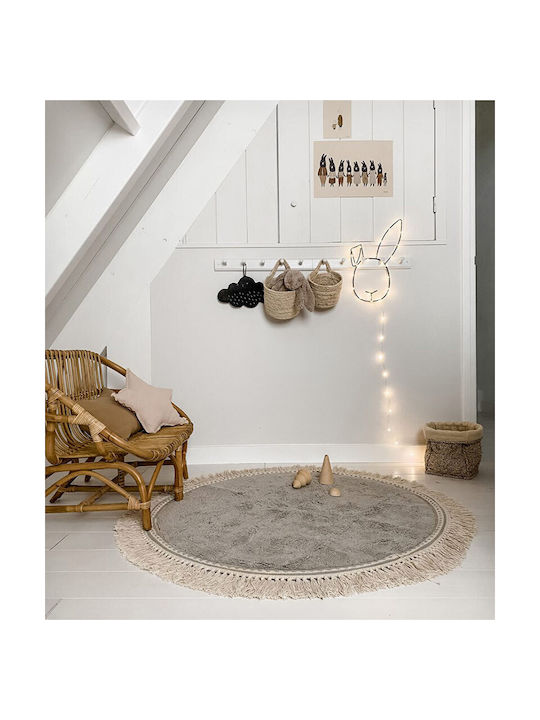Tapis Petit Lily Детско килимче Сив Кръгло с диаметър 110см