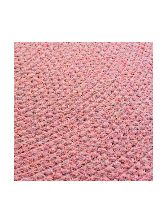 Flamingo Candy Kinder Teppich Pink Rund mit Durchmesser 90cm