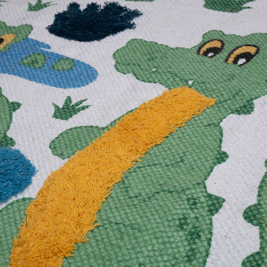 Viopros Kinder Teppich Weiß 70x140cm