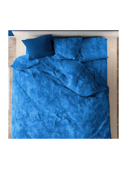 Dimcol Premium Shadow Σεντόνι Μονό 160x240εκ. 631 Electric Blue