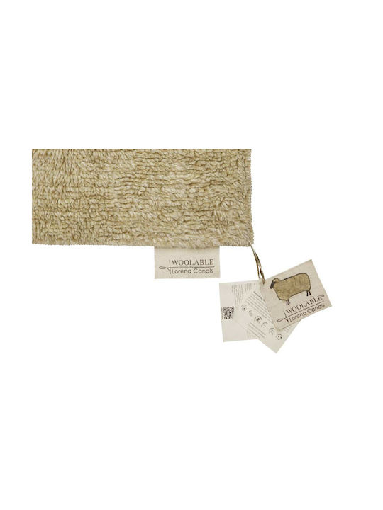 Lorena Canals Tundra Sheep Детско килимче Вълнено Beige 80x140см