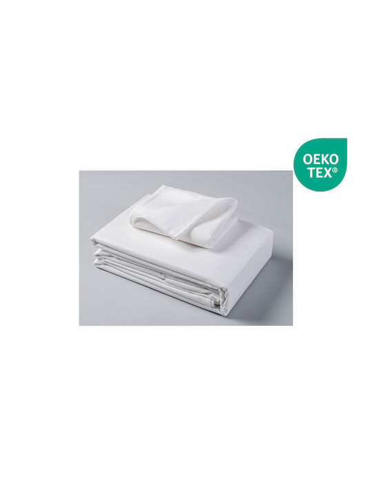 Easy Home Σετ Σεντόνια King Size 260x240εκ. Λευκό (4τμχ)