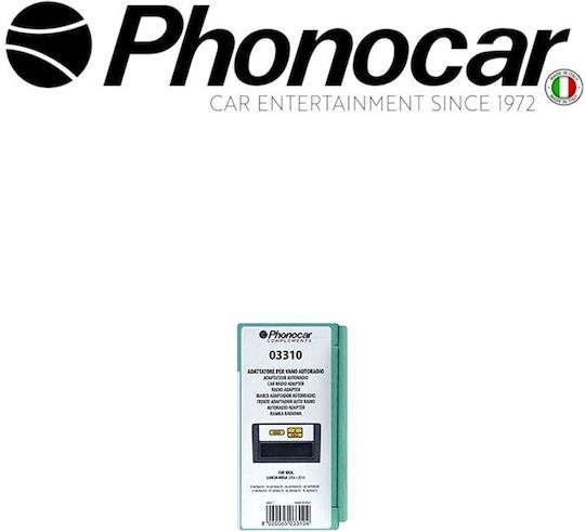 Phonocar Πρόσοψη 2 Din Πρόσοψη R/CD για Fiat Idea / Lancia Musa 2006-2014 Ανθρακί για Lancia Musa 2006-2014