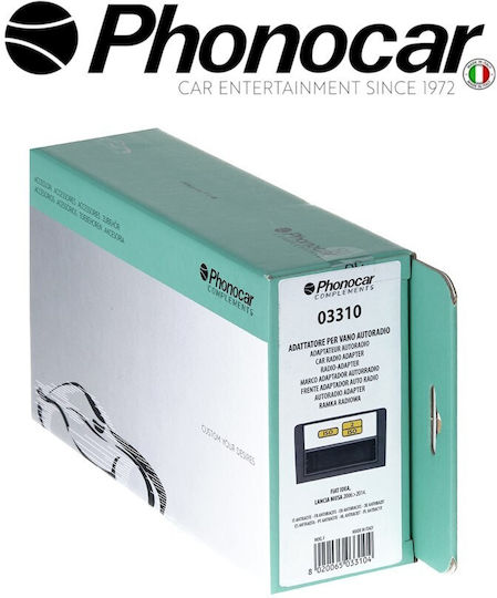 Phonocar Πρόσοψη 2 Din Πρόσοψη R/CD για Fiat Idea / Lancia Musa 2006-2014 Ανθρακί για Lancia Musa 2006-2014