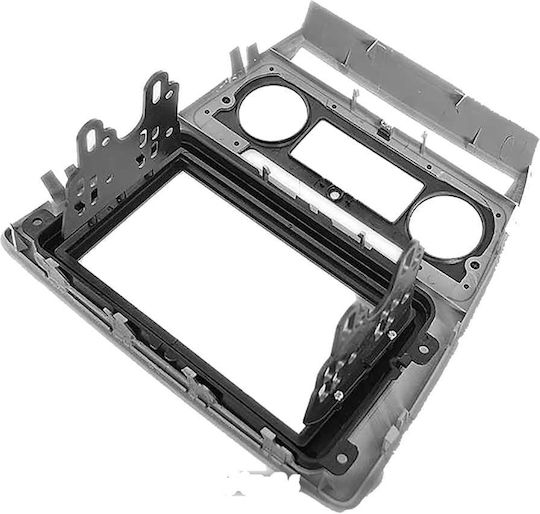 Πρόσοψη 2 Din για Skoda Octavia 2004 - 2013 Auto Air Condition Ασημί για Skoda Octavia 2004 2013