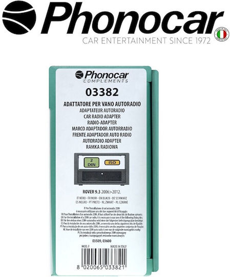 Phonocar Πρόσοψη 2 Din για Saab 9-3 2006-2012