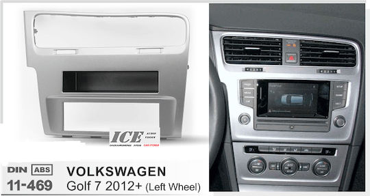 CARAV Industries Inc. Πρόσοψη 2 Din Συμβατή με Οθόνη 10" για Volkswagen Golf 2013-2021