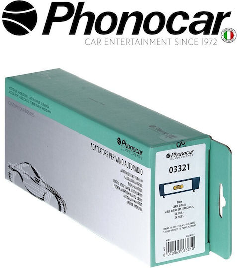 Phonocar DIN Fascia Panels 2 Din Black for BMW E90 / E91 / E92 2009