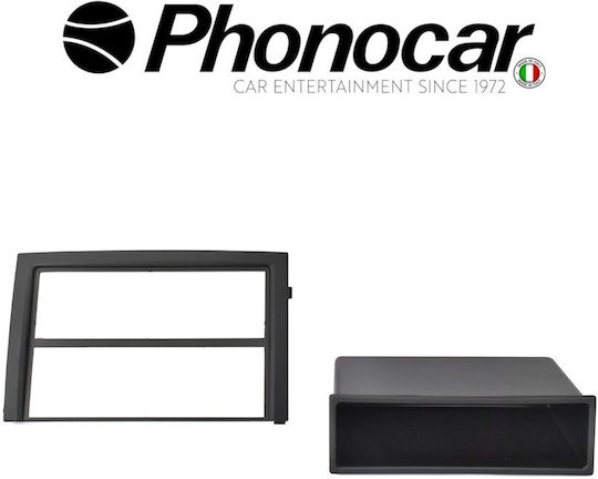 Phonocar Πρόσοψη 2 Din Μαύρο για Skoda Fabia 2007