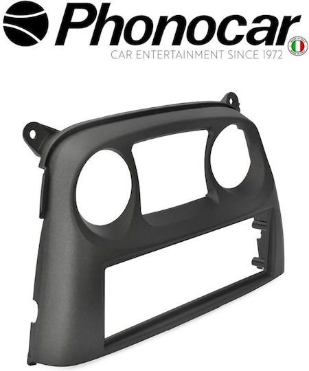 Phonocar DIN Fascia Panels 2 Din Car Stereo Frame Kit for Nissan Almera 2002-2006 Black for Nissan Almera 2002-2006