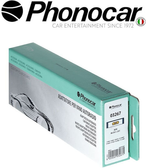 Phonocar Πρόσοψη 1 Din για Audi A4 2001-2007