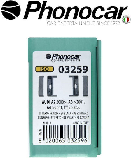 Phonocar DIN Fascia Panels 2 Din for Audi A2 / A3 / A4 / TT 1999 2005