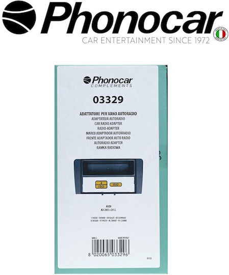 Phonocar Πρόσοψη 2 Din για Audi A3 2003-2012