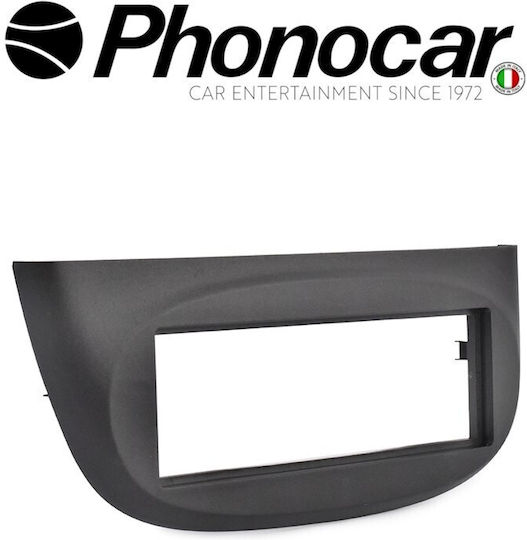 Phonocar Πρόσοψη 1 Din Μαύρη για Renault Twingo 2007-2014