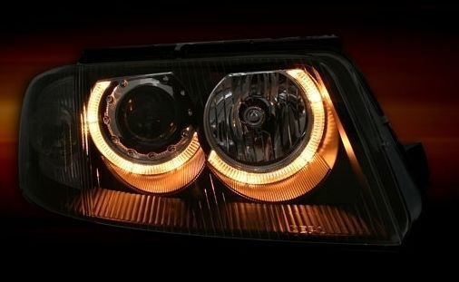 Depo Front Lights Angel Eyes for Volkswagen Passat 2pcs