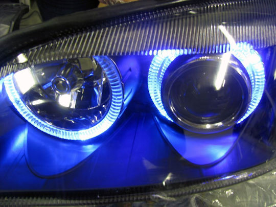 Depo Front Lights Angel Eyes for Volkswagen Passat 2pcs