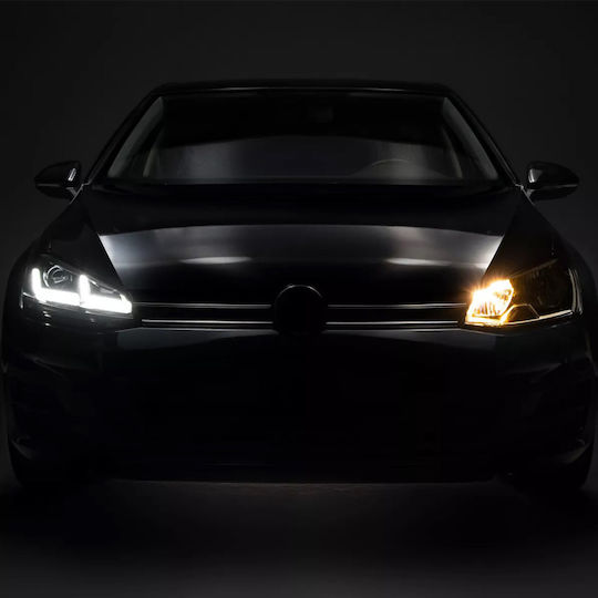 Μπροστινά Φανάρια Led για Volkswagen Golf 2012-2017 2τμχ