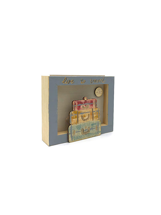LiebeQueen Κρεμαστό Γούρι Γκρι 12x15cm