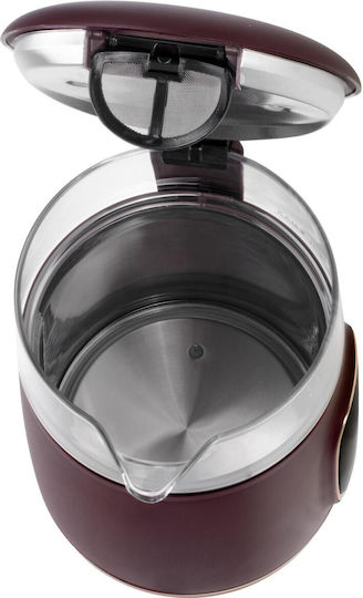 Adler Βραστήρας 1.7lt 1850W Burgundy