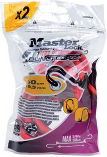 Master Lock Χταπόδι Αποσκευών Αυτοκινήτου 80cm Κόκκινο 2τμχ
