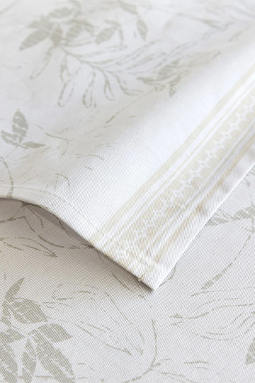 Nima Tischtuch Foliage Beige 150x220cm