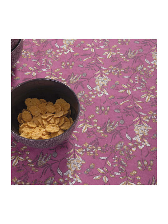 Nef-Nef Homeware Tischtuch Fleckabweisend Odete Mauve 140x240cm