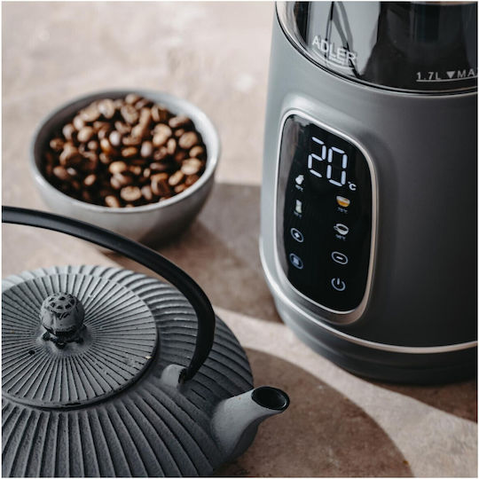 Adler Fierbător 1.7lt 1850W Gri
