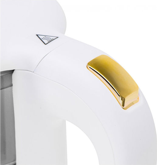 Adler Kettle 1.7lt 1850W White-Gold