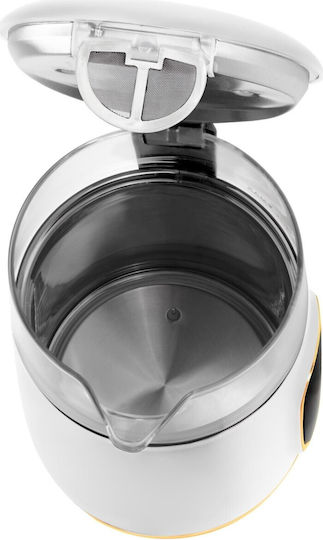 Adler Kettle 1.7lt 1850W White-Gold