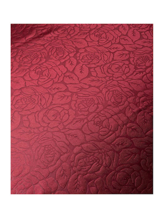 Silk Fashion Καρέ Τραπεζομάντηλο 2009 Μπορντώ 80x80εκ.